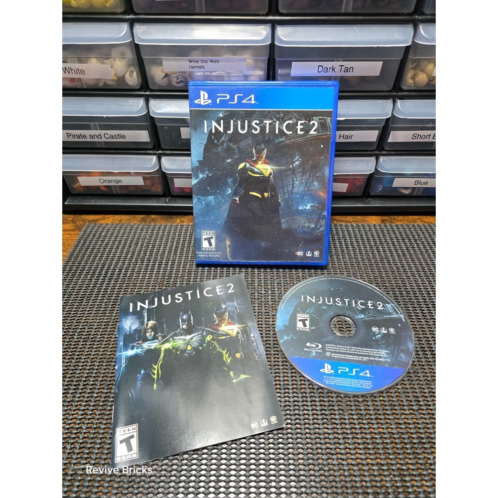 Injustice 2‎  (Sony PlayStation 4,  PS4, 2017) CIB Complete Tested Working Great